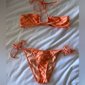 Triangl orange size xs never worn bikini